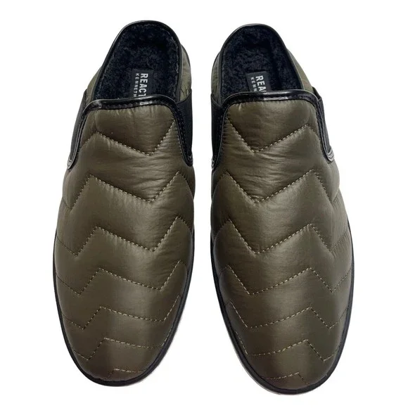 NWOT Kenneth Cole Reaction‎ Men’s Center Slipper Cozy Olive Green  Sneaker 8.5 - Picture 6 of 6
